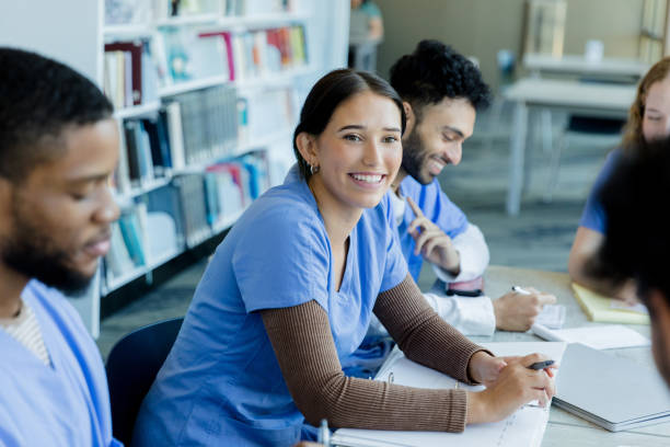 istock Diverse Medical Students Studying Together in Classroom 2203846298