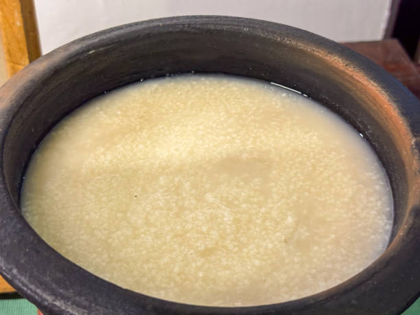 istock Traditional Kerala Kanji: Nutritious Rice Porridge in Earthen Pot 2203851671