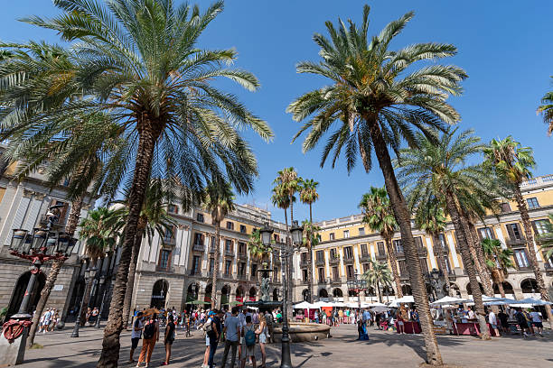 istock Placa Reial, Barcelona, Spain 2203852549