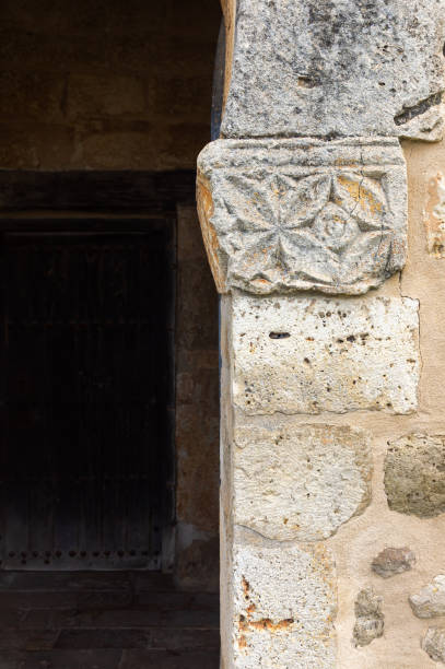 istock Visigothic Art in Close-Up: Floral Scroll with Space for Copy. 2203860637
