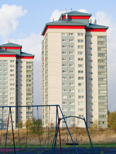 istock High rise council flats in Glasgow city 2203863516