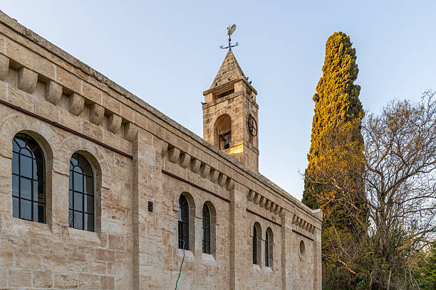 istock Reaching for the heavens, a steeple's silent song. 2203875891