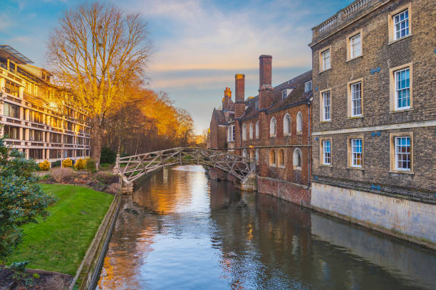 istock Mathematical bridge in Cambridge, England 2203890424