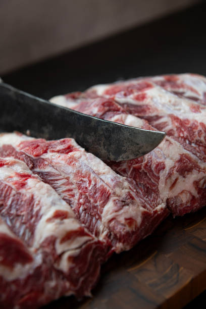 Cutting Beef Ribs