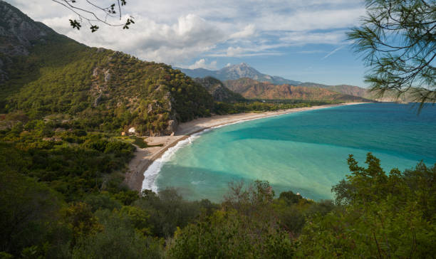 istock Antalya's famous Olympos Beach 2203897375
