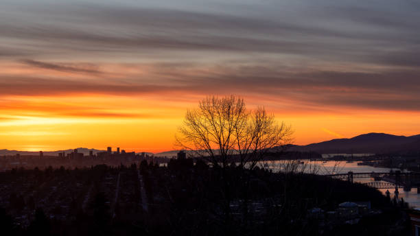 istock Sunset view from Capitol hill in Burnaby 2203899180