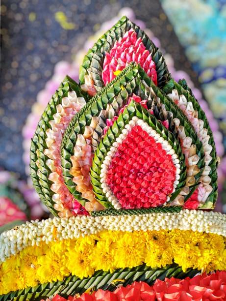 Beautiful colorful floral decoration patterns