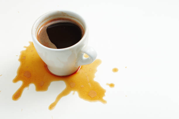 istock Spilled cup of coffee 2203910610