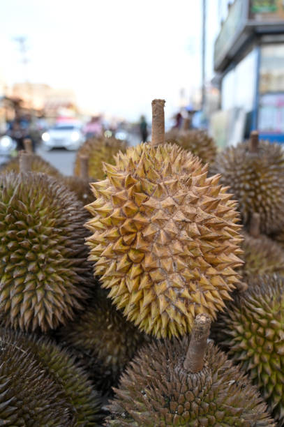 istock Durian sold on the roadside 2203912584
