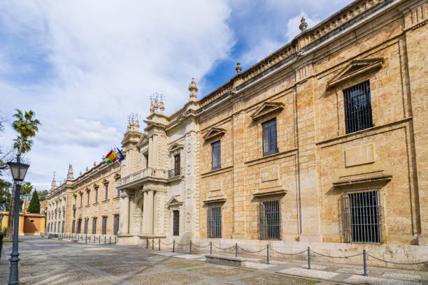 University of Seville (Universidad de Sevilla), founded under the name of Colegio Santa María de Jesús in 1505. Its headquarters are located in the Royal Tobacco Factory, a former industrial building dating to the 18th-century building.