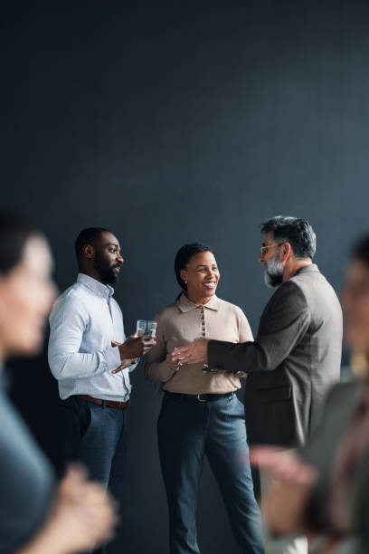 istock Group of Diverse Professionals Networking During a Business Event 2203913934