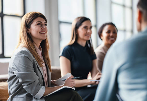 istock Professional Team Collaborating During a Business Meeting in a Modern Office Setting 2203913953