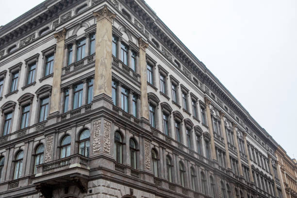 Building overlooking The Esplanadi in central Helsinki