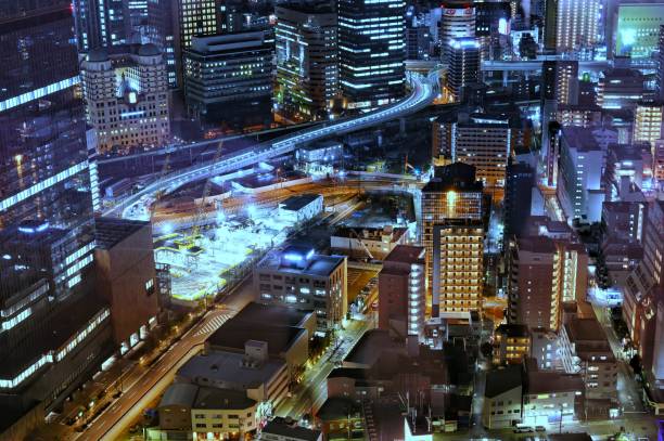 istock Night views from the Osaka Umeda Sky Building 2203925800