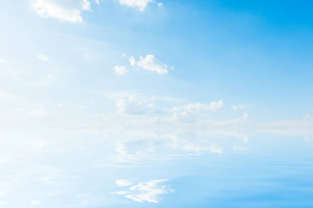 Hainan Sanya Seaside Landscape Sky Background Material Blank
