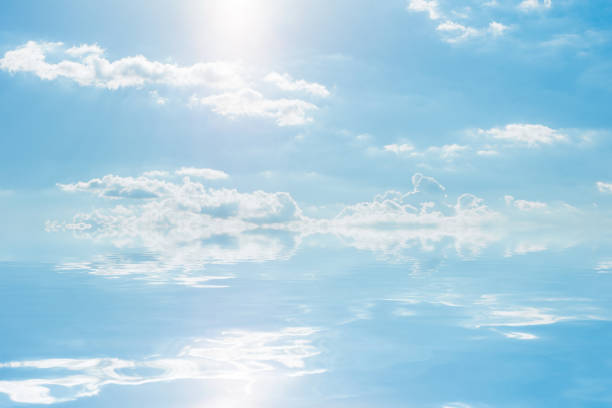 Hainan Sanya Seaside Landscape Sky Background Material Blank