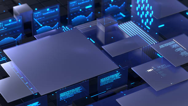 istock Technology digital business corporate abstract 3d 2203938866