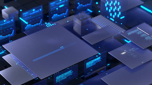 istock Technology digital business corporate abstract 3d 2203938938