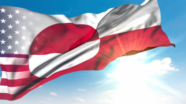 istock Greenland Flag Turns Into US Flag 2203940029