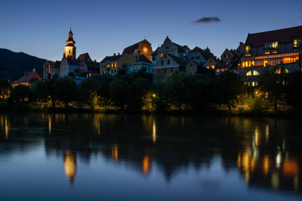 istock Frohnleiten at river Mur in Austria 2203950649