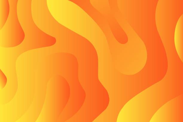 istock Liquid color background design. Yellow Fluid gradient shapes composition. Futuristic design posters. 2203950660