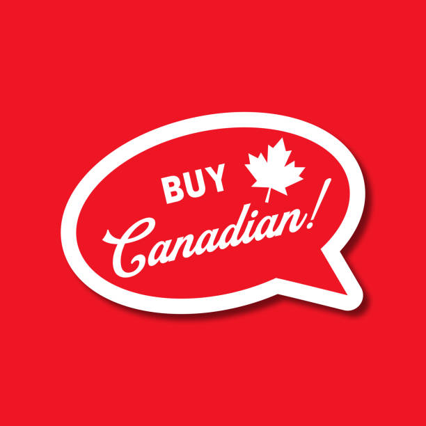istock Buy Canadian Products Label Badge 2203959283