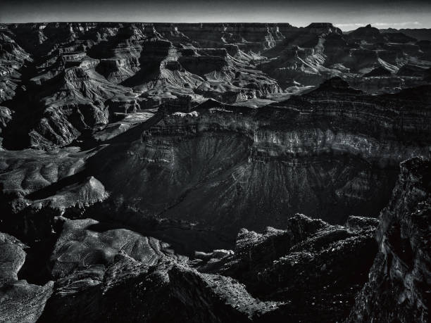 istock Grand Canyon Yavapai Point B&W 7 2203961209