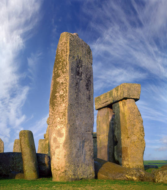 Stonehenge an ancient prehistoric stone monument near Salisbury, Wiltshire, United Kingdom, UNESCO World Heritage Site