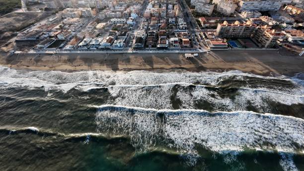 istock Playa de la mata sea and waves view 2203992107
