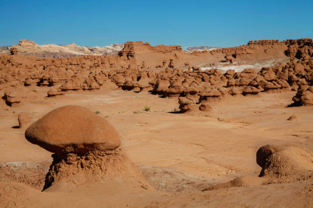 Impressive red rock formations at Goblin Valley State Park in Green River, Utah