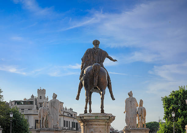 The Equestrian Statue of Marcus Aurelius is an ancient Roman equestrian statue on the Capitoline Hill in Rome.
