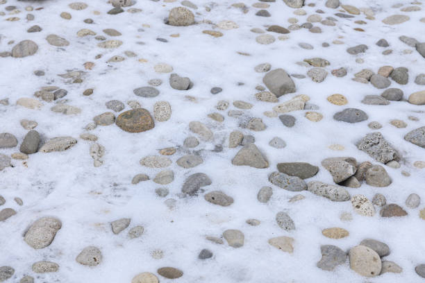 Free picture: ground, snow, frost, pebbles, rocks, snowy, frozen ...
