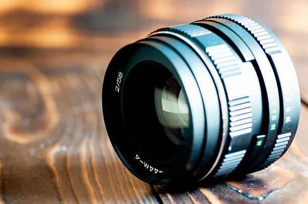 istock Vintage lens close-up, details 2204014259
