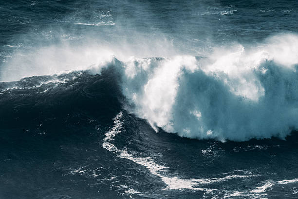 istock Atlantic ocean in Nazare, Portugal 2204022405