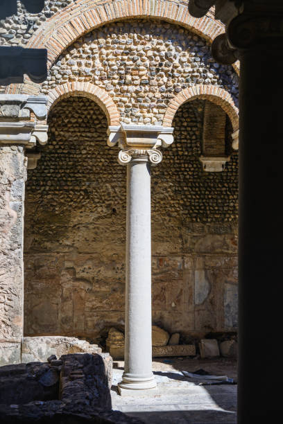 istock Scenic views ancient ruins on Greek Island 2204027388