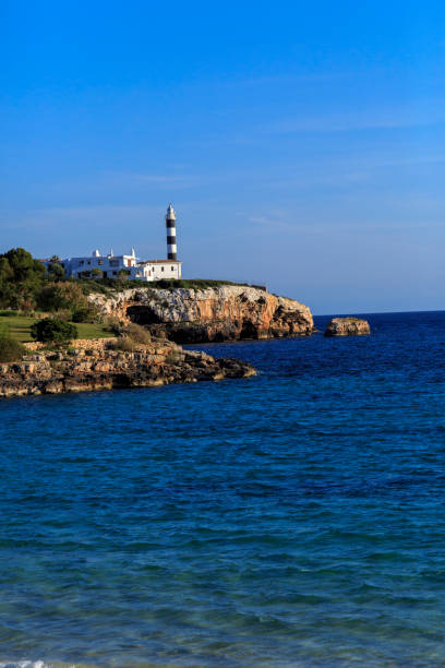 istock Mallorca, Spain. Porto Colom. lighthouse. 2204052181