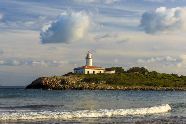 istock Mallorca, Spain. Lighthouse on an island. 2204052780