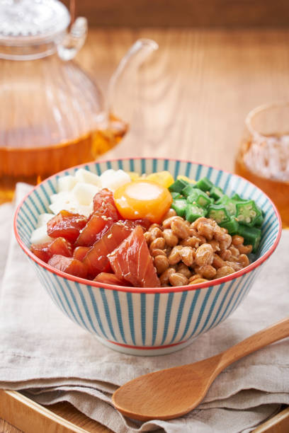 Bakudan Don - Japanese Sticky Rice Bowl with Fermented & Fresh Ingredients