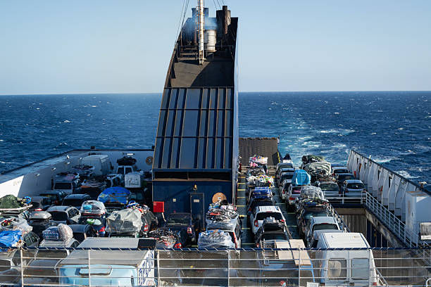 Ferry trip on the Mediterranean Sea