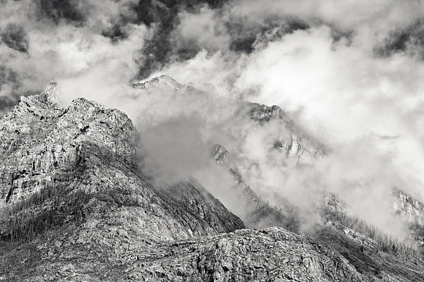 Rocky Mountain views in Waterton National Park in Alberta Canada