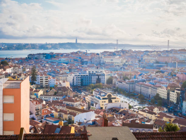 istock View over Lisbon's historic old town on a sunny day 2204101632