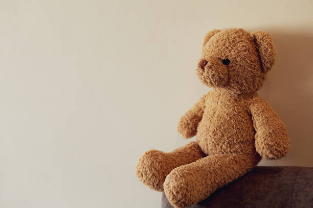 The same teddy bear is available in multiple, playful settings. 