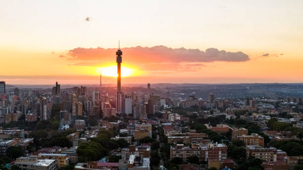 istock Johannesburg Sunset from Yeoville 2204110757