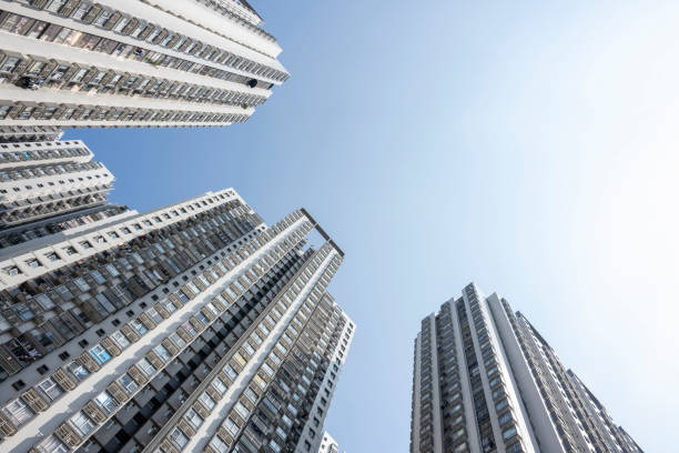Hong Kong - December 2, 2024 : The Arles residential buildings in Fo Tan of Sha Tin District, New Territories, Hong Kong.