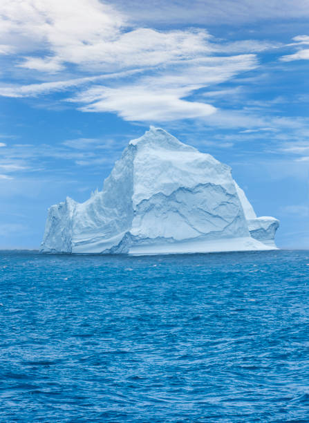 Iceberg floating in Antarctica
