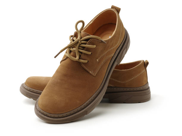 istock Brown leather man's shoes 2204126597