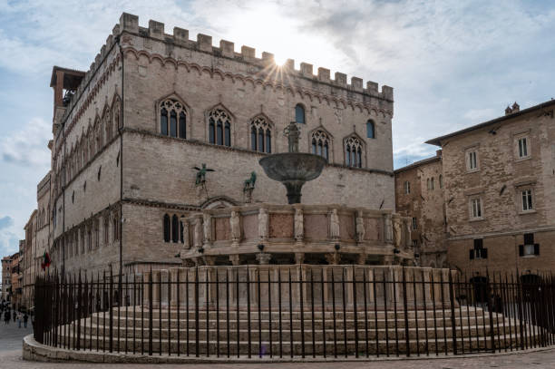 Piazza IV Novembre is considered one of the most beautiful squares in Italy, it welcomes and conveys the monumental center of the enchanting Perugia in Umbria