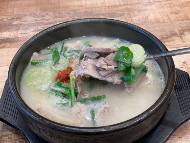 istock Traditional Korean Pork Soup (Dwaeji Gukbap) 2204135855