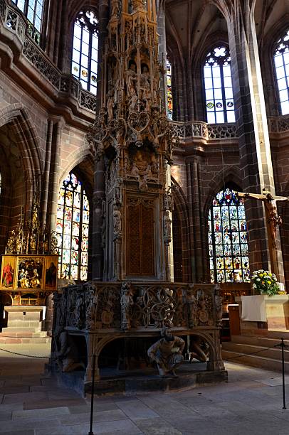 istock Nuremberg, Germany 10.17.2019: Adam Krafft, tabernacle at St. Lorenz Church, Nuremberg 2204137901