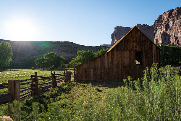 istock A rustic wooden barn in Capitol Reef National Park 2204144013